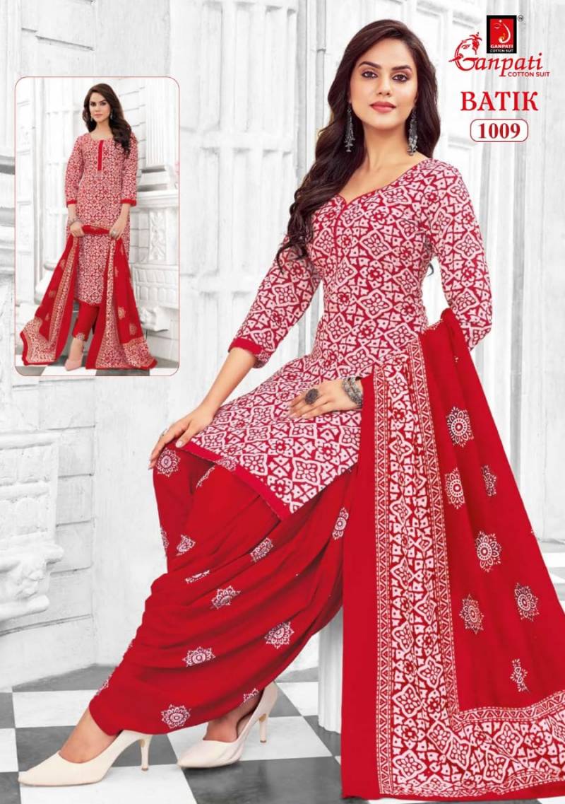 Ganpati Batik Vol 10 Lawn Cotton Fancy Dress Material Collection