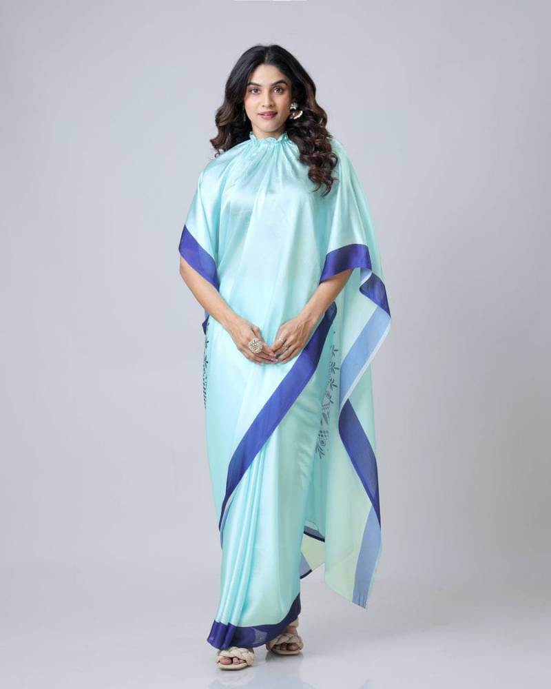 Ce Georgette Satin 2 Fancy Party Wear Saree Collection