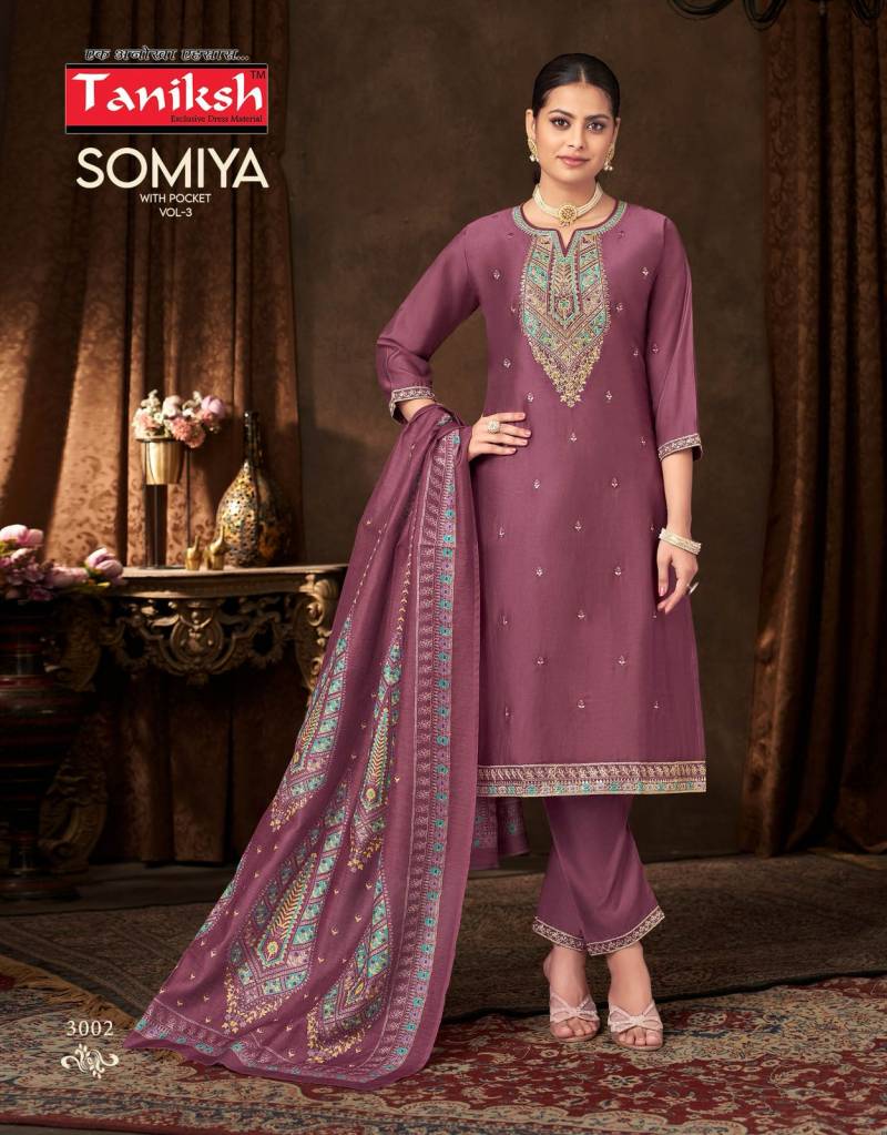 Taniksh Somiya Vol 3 Roman Kurti Bottom With Dupatta Collection