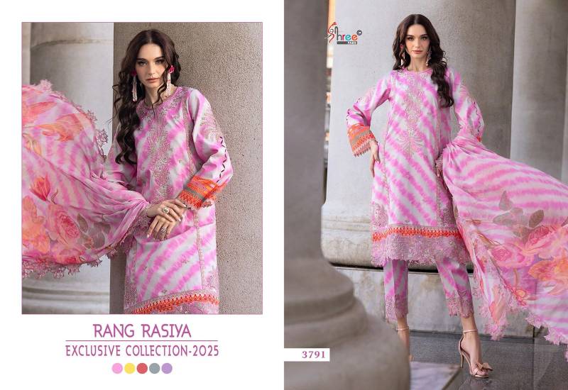 Shree Rang Rasiya Exclusive Collection 2025 Cotton Dupatta Pakistani Suits