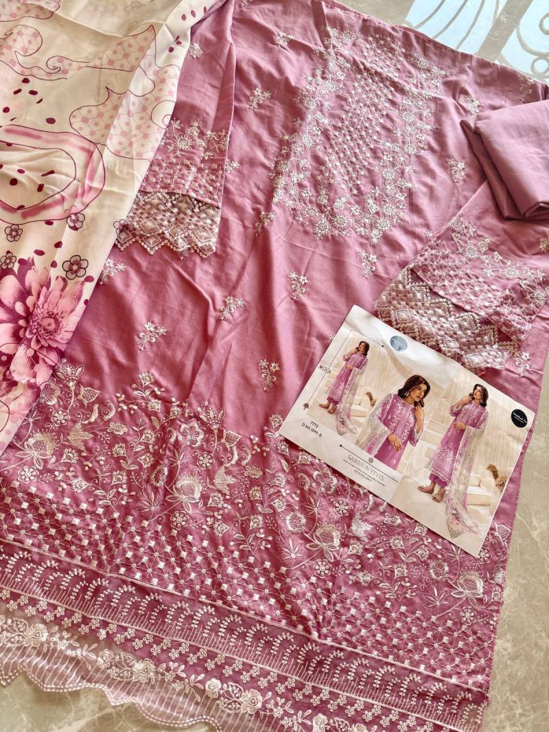 Mehboob Tex 1599 B And C Cotton Dupatta Pakistani Salwar Suits
