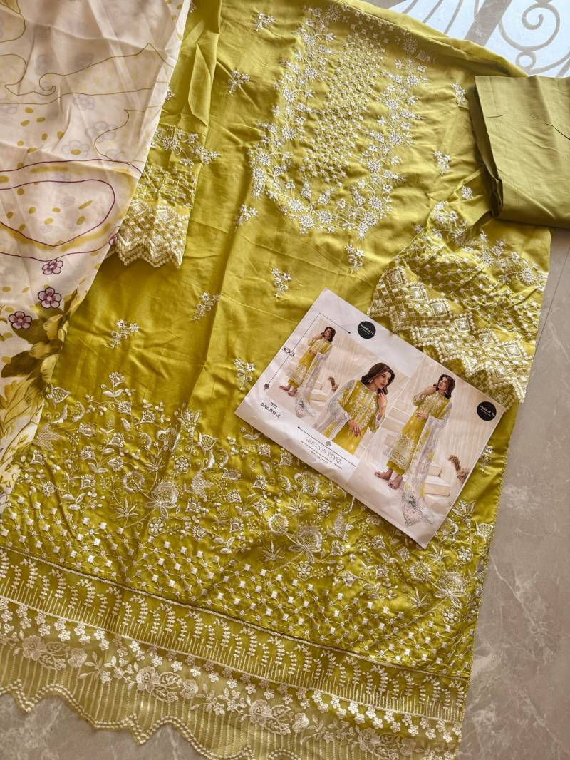 Mehboob Tex 1599 B And C Cotton Dupatta Pakistani Salwar Suits