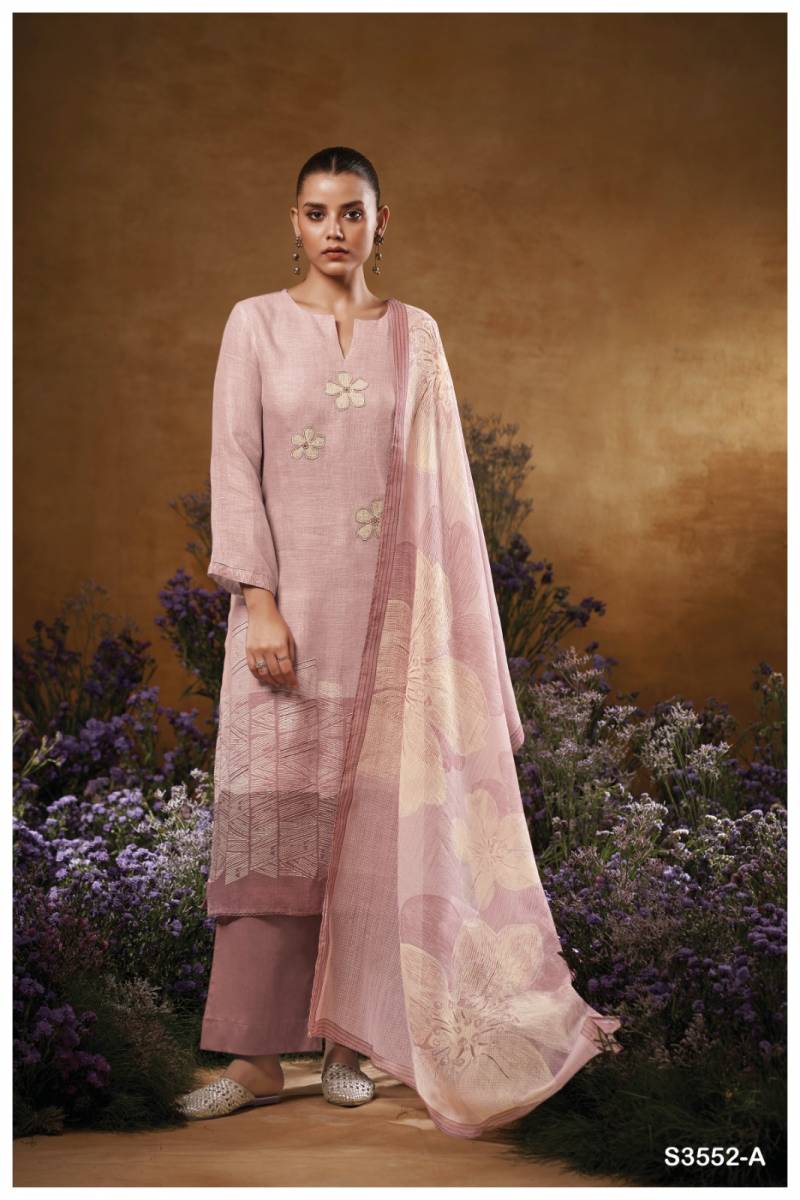 Ganga Kaiya Cotton Linen Printed Fancy Salwar Suit Collection