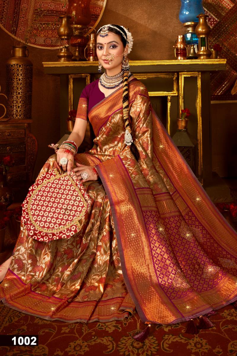 Saroj Kanha Silk Saroski Vol 5 Beautiful Silk Saree Collection
