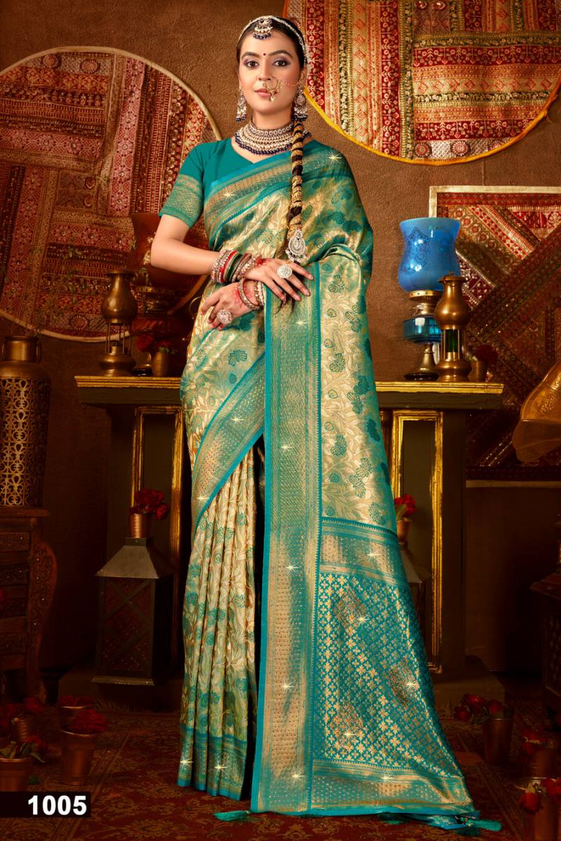 Saroj Kanha Silk Saroski Vol 5 Beautiful Silk Saree Collection