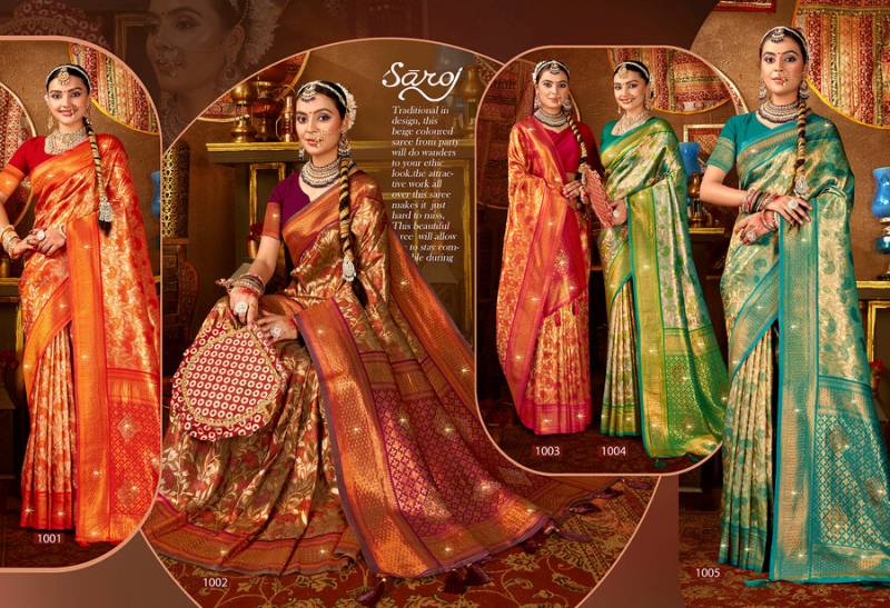 Saroj Kanha Silk Saroski Vol 5 Beautiful Silk Saree Collection