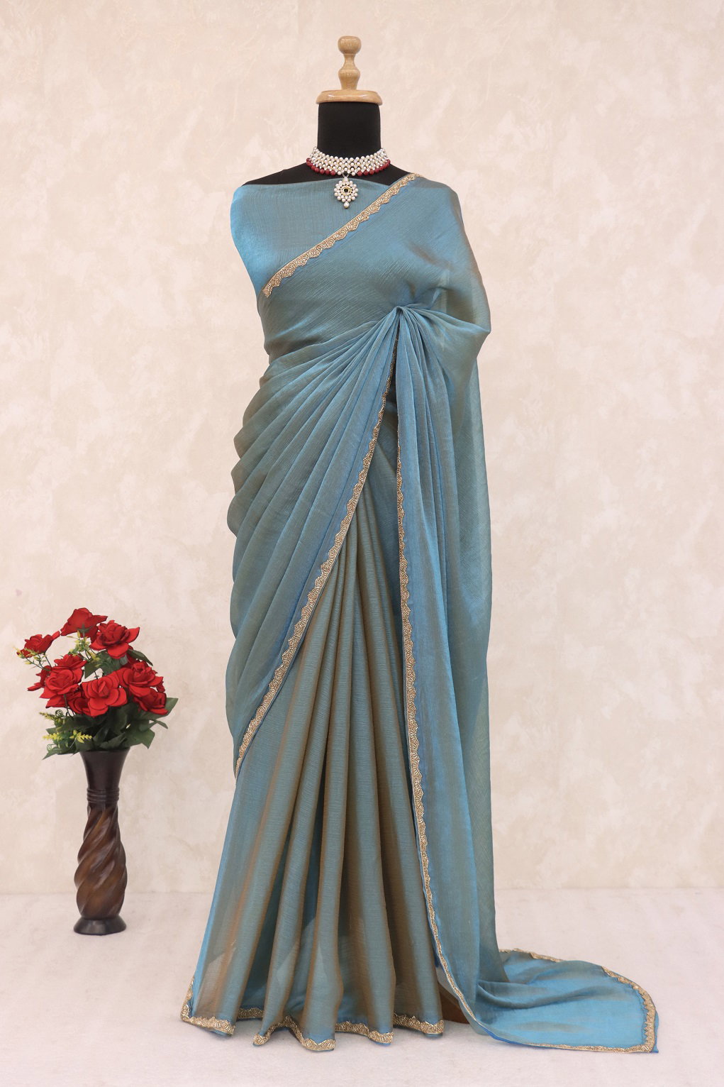 Meera 280 Party Wear Designer Jimmy Choo Saree with Heavy Lace Border 