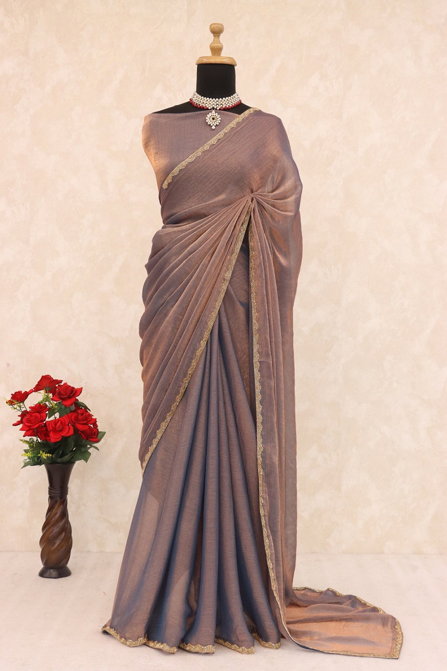 Meera 280 Party Wear Designer Jimmy Choo Saree with Heavy Lace Border 