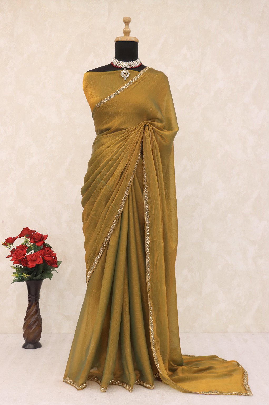Meera 280 Party Wear Designer Jimmy Choo Saree with Heavy Lace Border 