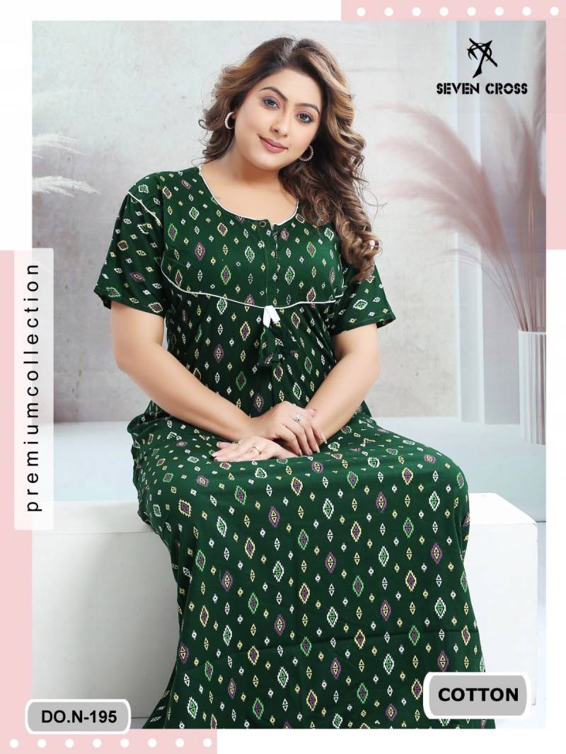 Seven Cross Cotton 104 Nighty Gown Collection