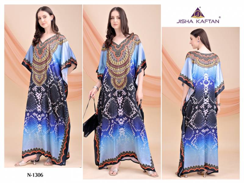 Jelite Kaftan E Nazakat Vol 13 Japan Satin Printed Kaftans Collection