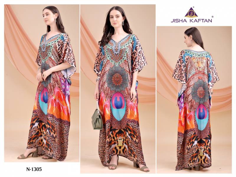 Jelite Kaftan E Nazakat Vol 13 Japan Satin Printed Kaftans Collection