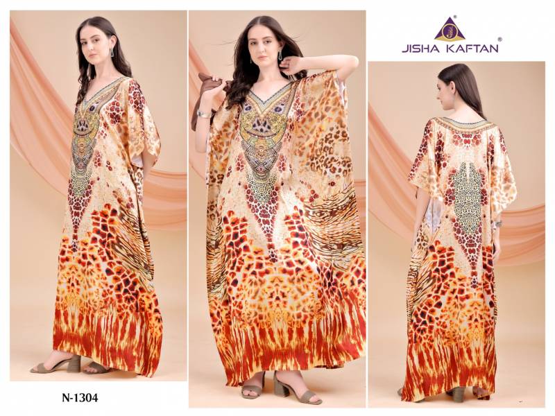 Jelite Kaftan E Nazakat Vol 13 Japan Satin Printed Kaftans Collection