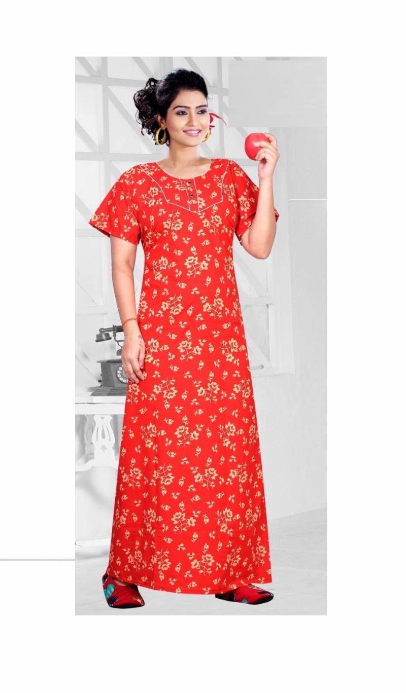 Seven Cross Cotton Nighty Vol 5 Night Wear Collection