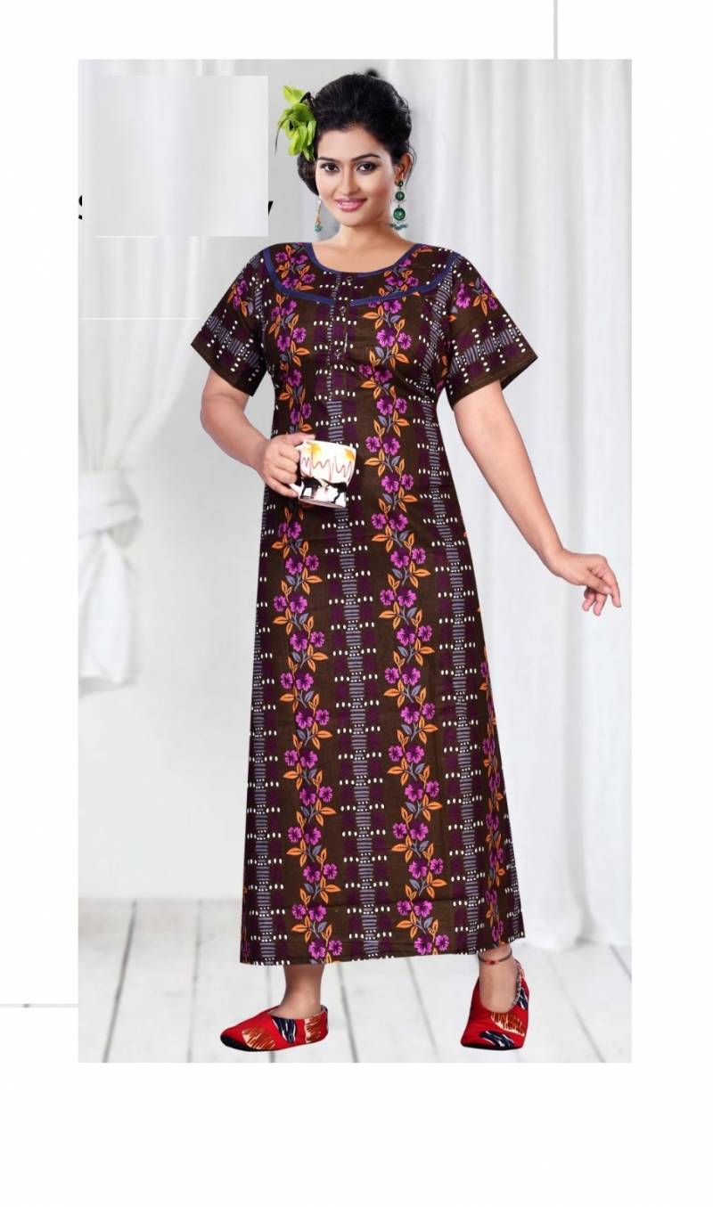 Seven Cross Cotton Nighty Vol 4 Night Wear Collection
