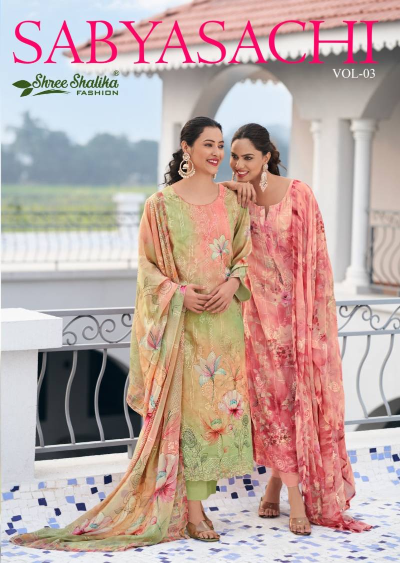 Shree Shalika Sabyasachi Vol 3 Georgette Salwar Kameez