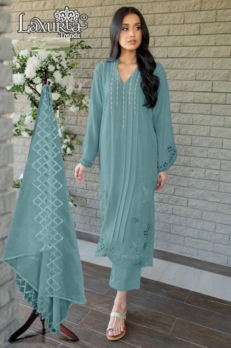 Laxuria Trendz 1495 Velour Slub Tunic Ready Made Collection