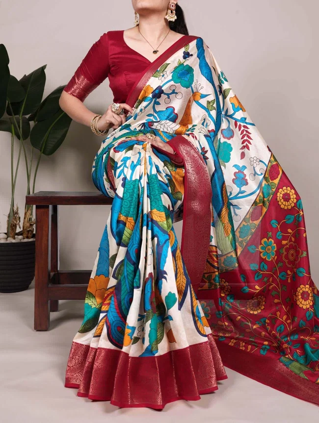 Lekha YF 7047 Designer Printed Silk Saree Collection