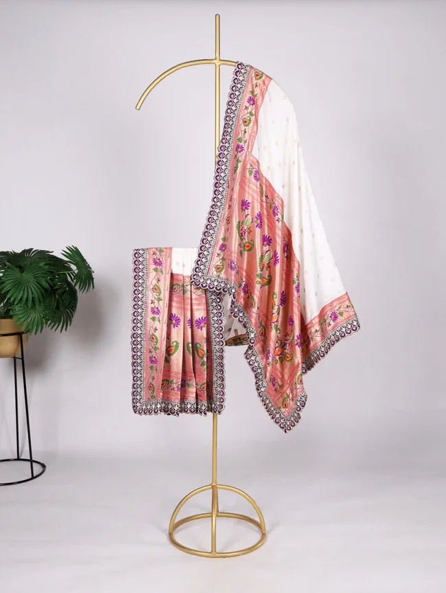 Lekha NK 4006 Designer Embroidered Dupatta Collection