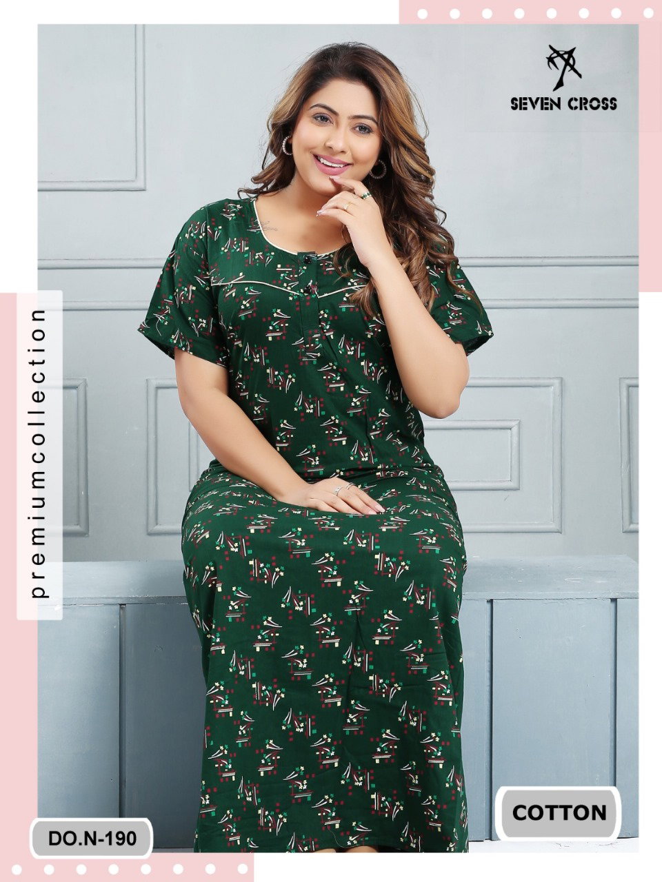 Seven Cross Rajwadi Cotton 1 Nighty Collection