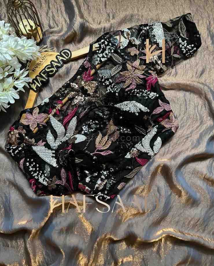 Kc 2039 Sequence Embroidered Space Silk Saree Collection