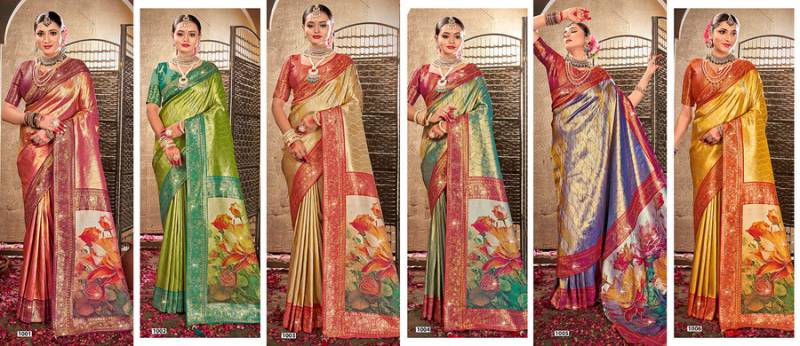 Saroj Silver Jubilee Saroski Vol 1 Festive Wear Silk Saree Collection
