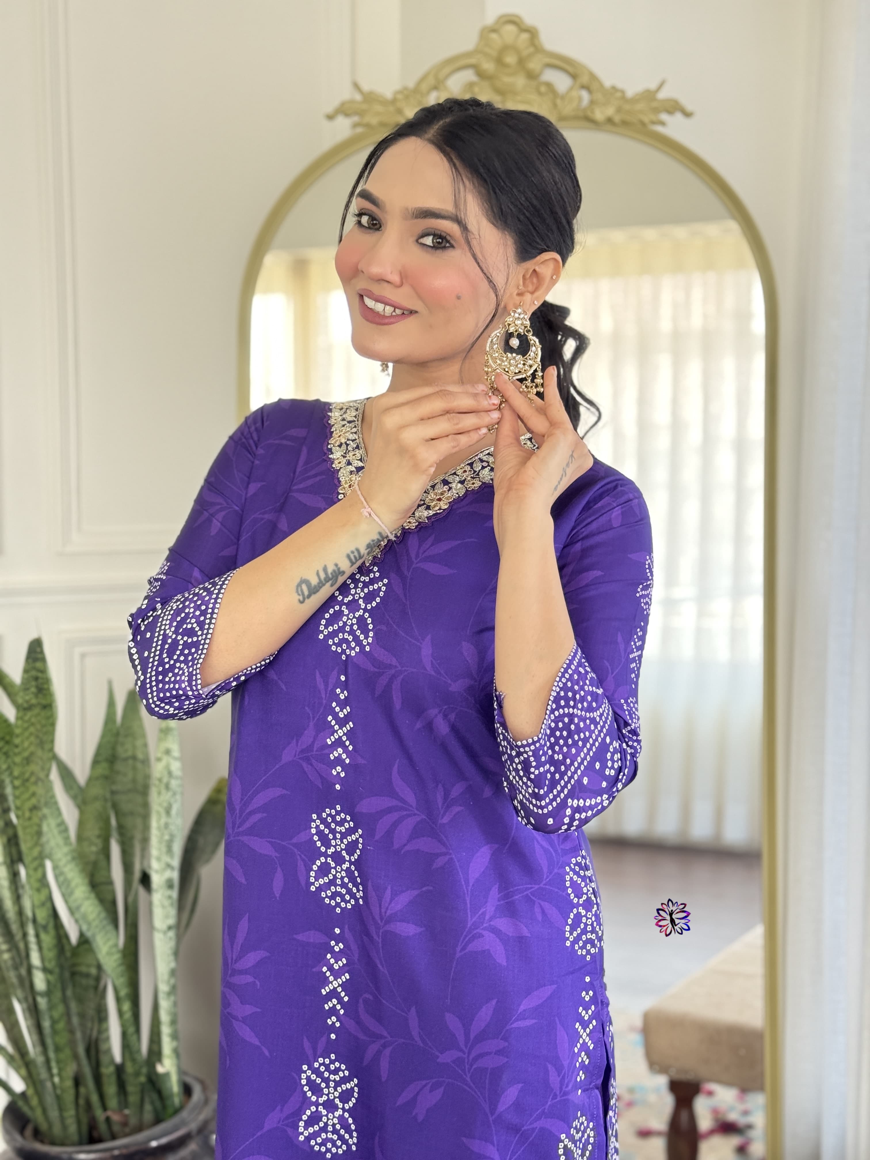 Lekha KL 609 French Crepe (Printed) Kurti Bottom With Dupatta Collection