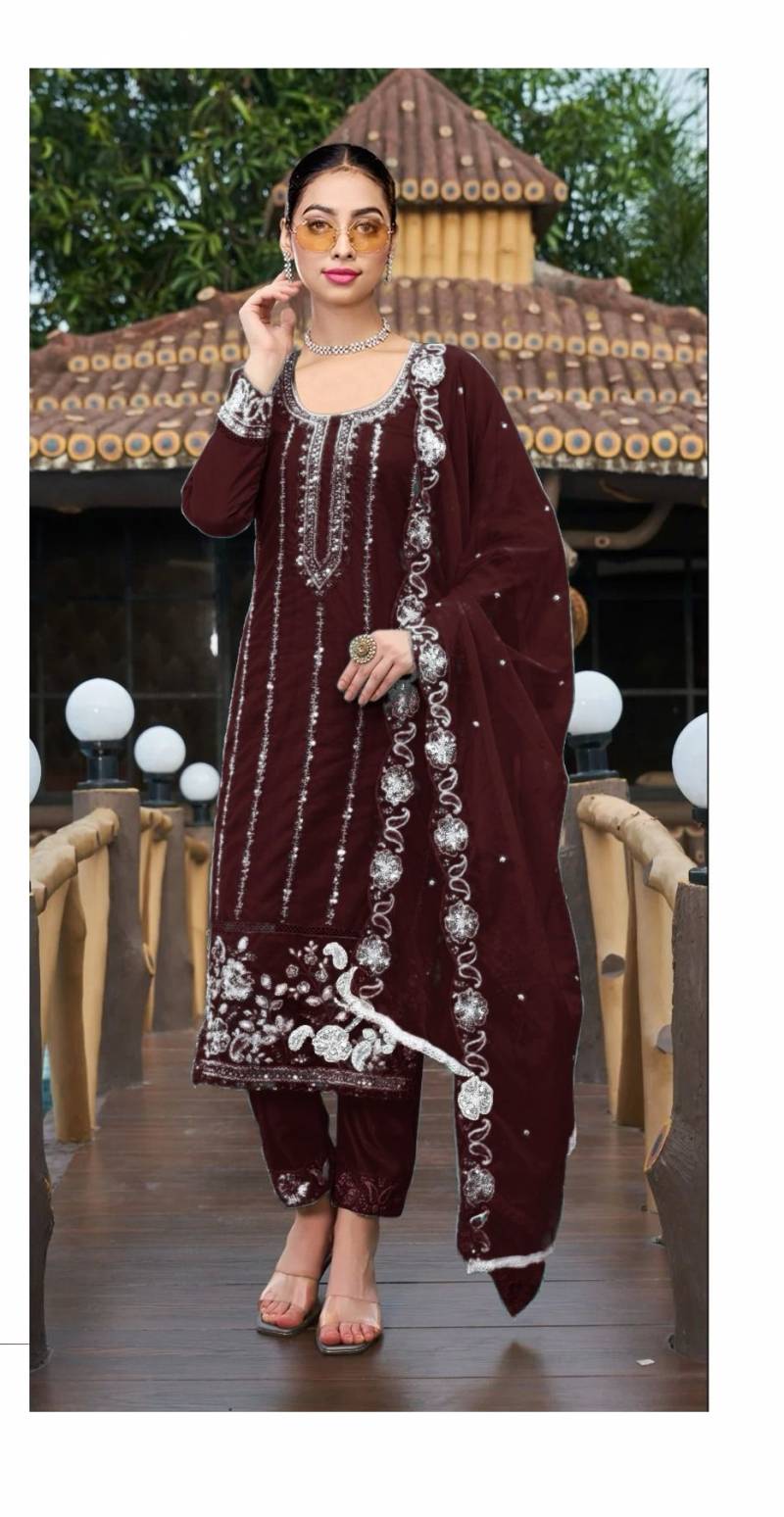 Bilqis B 135 E To H Georgette Pakistani Salwar Kameez Collection