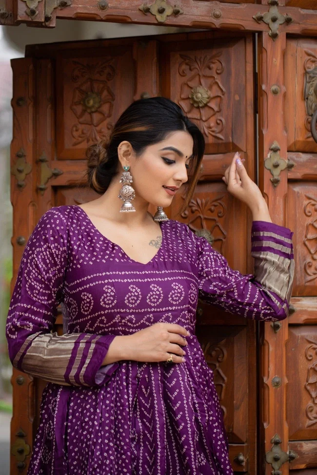Lekha YF 5020 Designer Gaji Silk Gown Collection