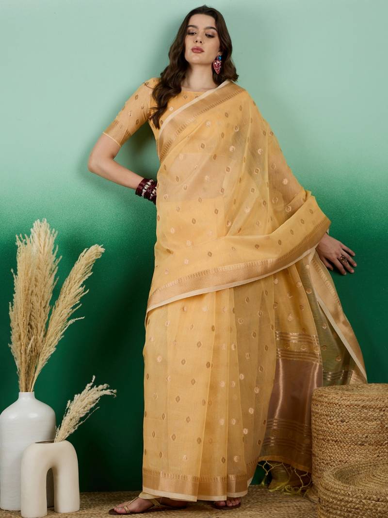 Color Set 8226 Khadi Organza Casual Wear Fancy Saree Collection