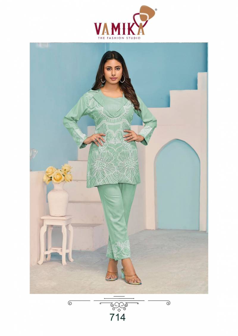 Vamika Nx Veera Vol 3 Rayon Co Ord Set Collection