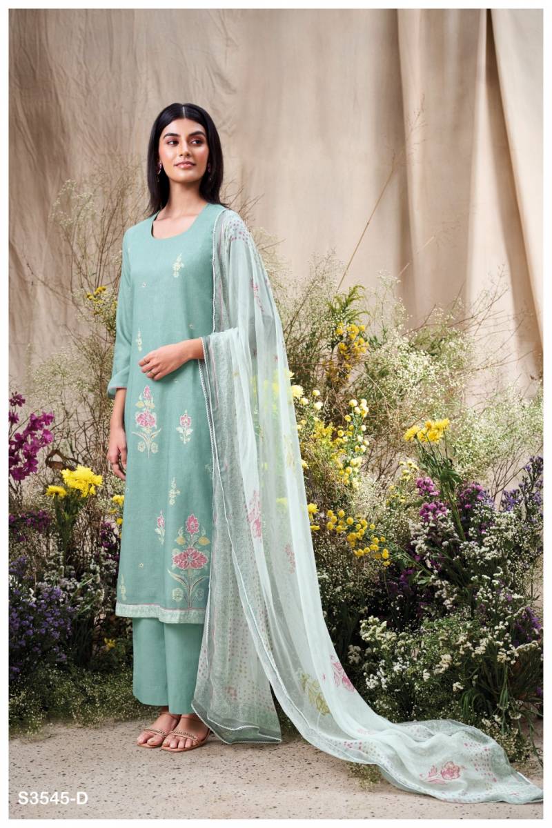 Ganga Aiveen Cotton Printed Embroidered Salwar Suit Collection