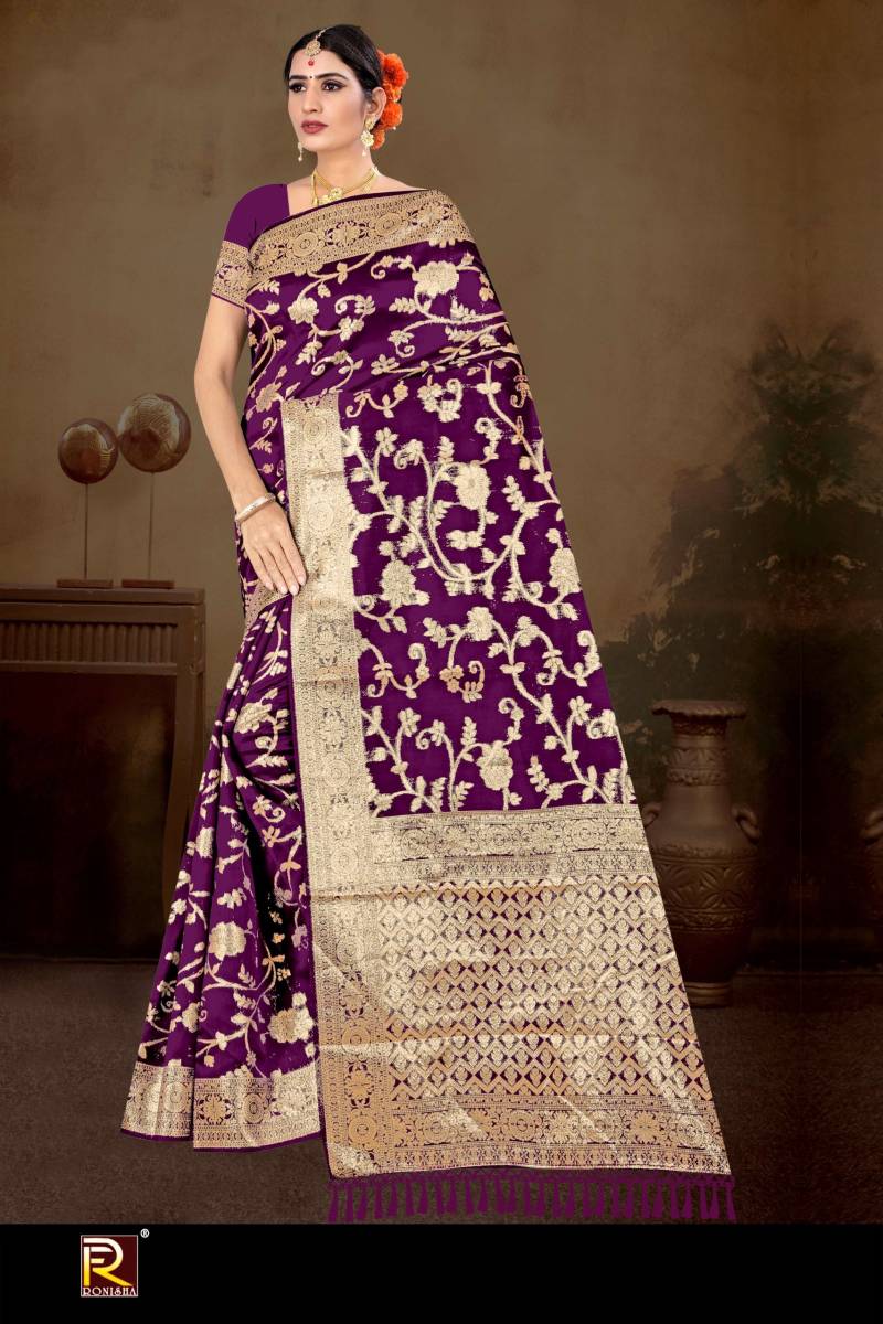Ronisha 107 Festive Wear Banarasi Silk Saree Collection