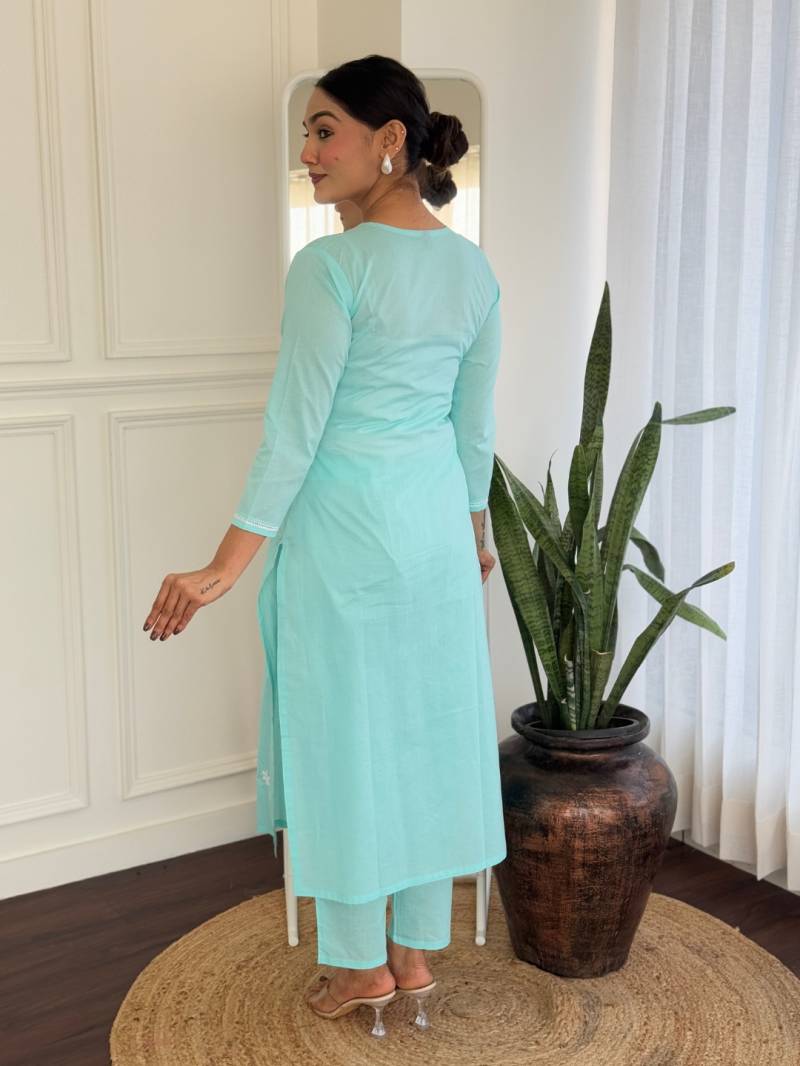 Cct 103 Cotton Fancy Kurti Bottom With Dupatta