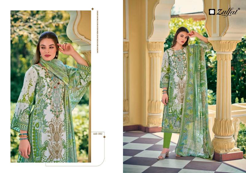 Zulfat Gulnaaz Vol 4 Cotton Printed Dress Material Collection