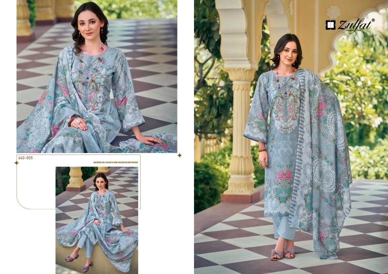 Zulfat Gulnaaz Vol 4 Cotton Printed Dress Material Collection