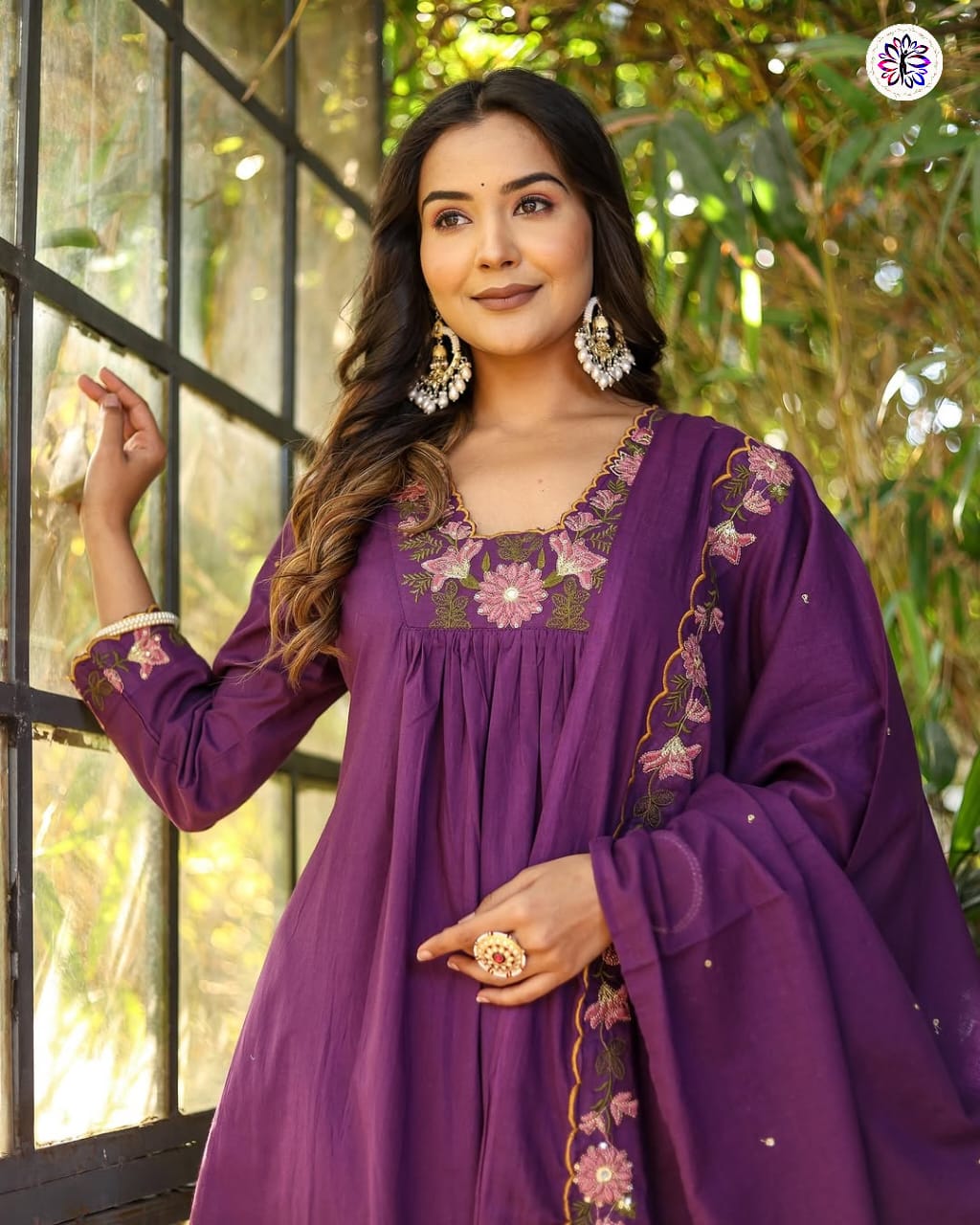 Lekha KL 6018 Soft Rayon Embroidered Kurti Bottom With Dupatta