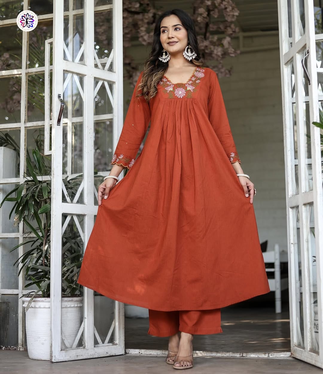 Lekha KL 6018 Soft Rayon Embroidered Kurti Bottom With Dupatta