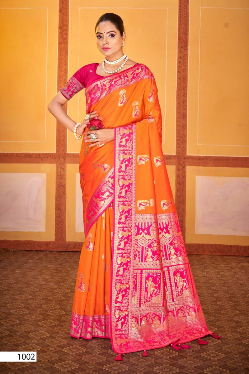 Saroj Mitali Silk Vol 2 Wedding Wear Banarasi Silk Sareee Collection