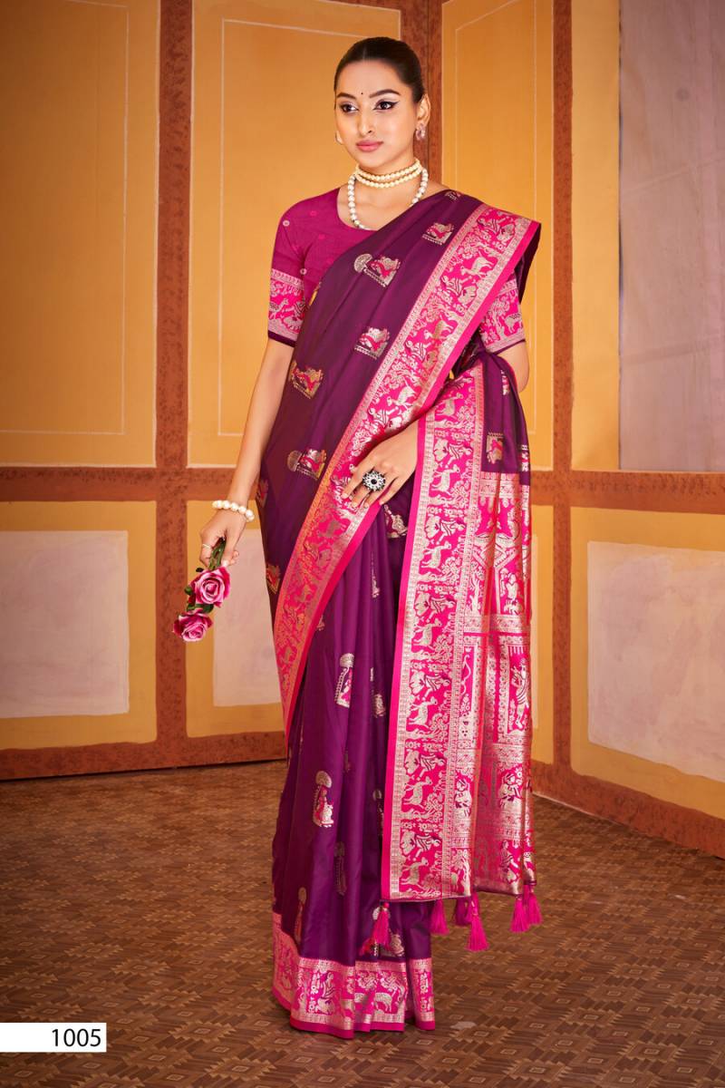 Saroj Mitali Silk Vol 2 Wedding Wear Banarasi Silk Sareee Collection