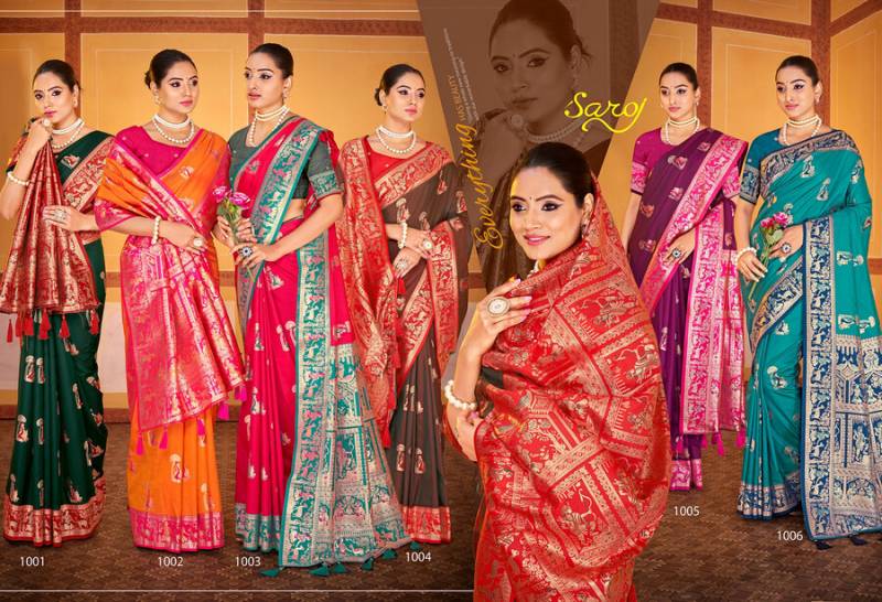 Saroj Mitali Silk Vol 2 Wedding Wear Banarasi Silk Sareee Collection