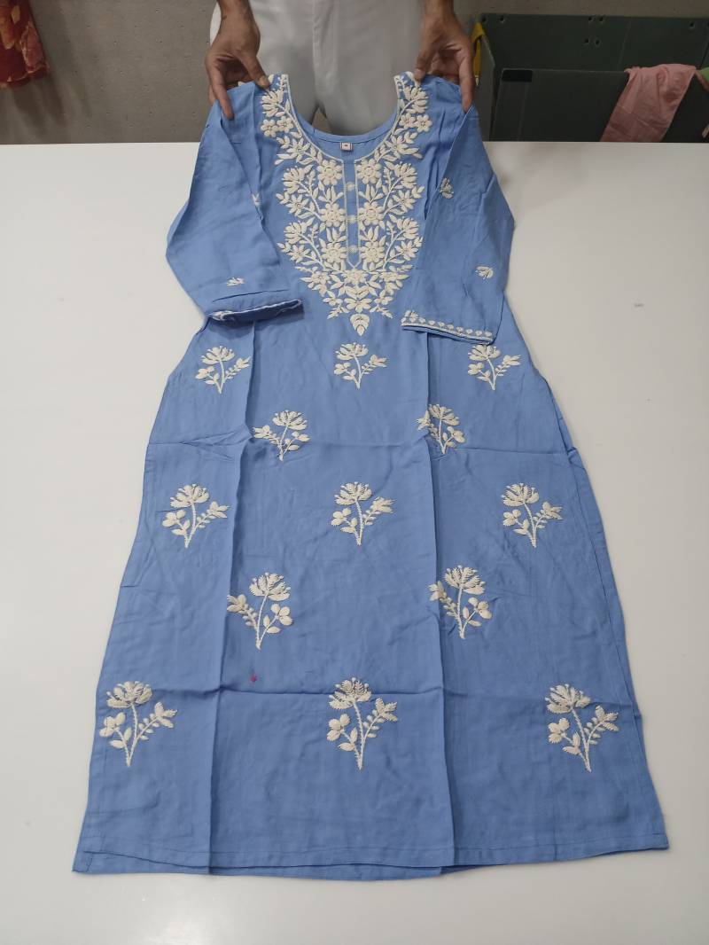 Tanyaa P 314 German Rayon With Lakhnavi Kurti