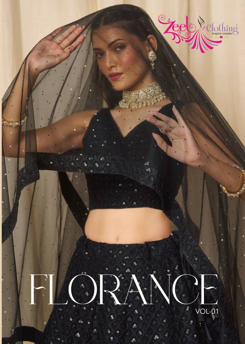Zeel Florance Vol 1 Georgette Designer Lehenga Choli Collection