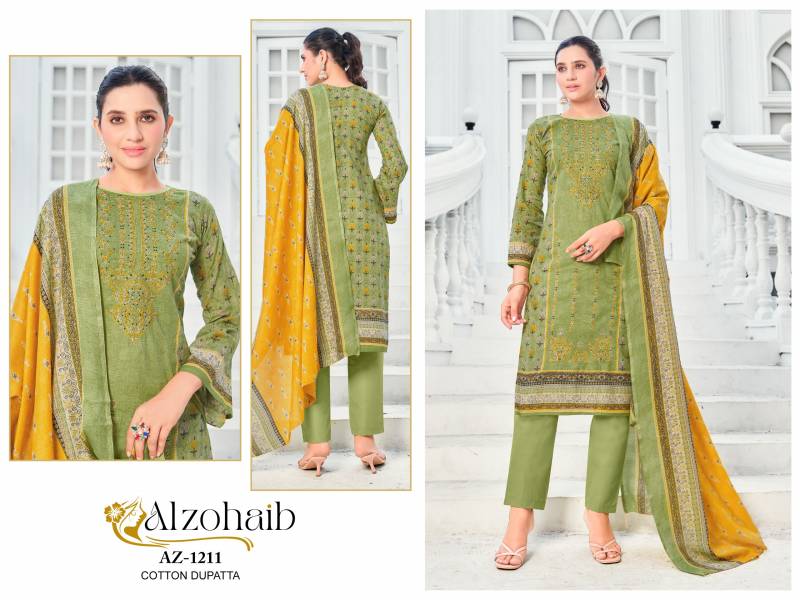 Alzohaib Ruaab Vol 1 Cotton Dupatta Pakistani Salwar Suits Collection