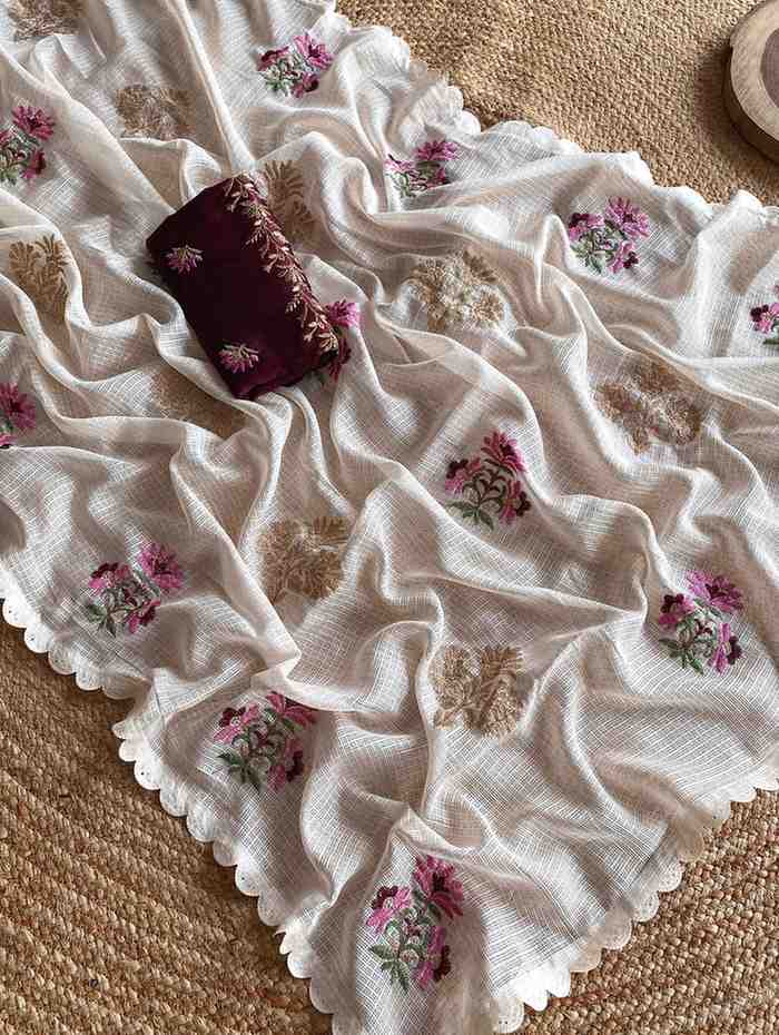 Kc 4000 Festive Wear Embroidered Stylish Saree Collection