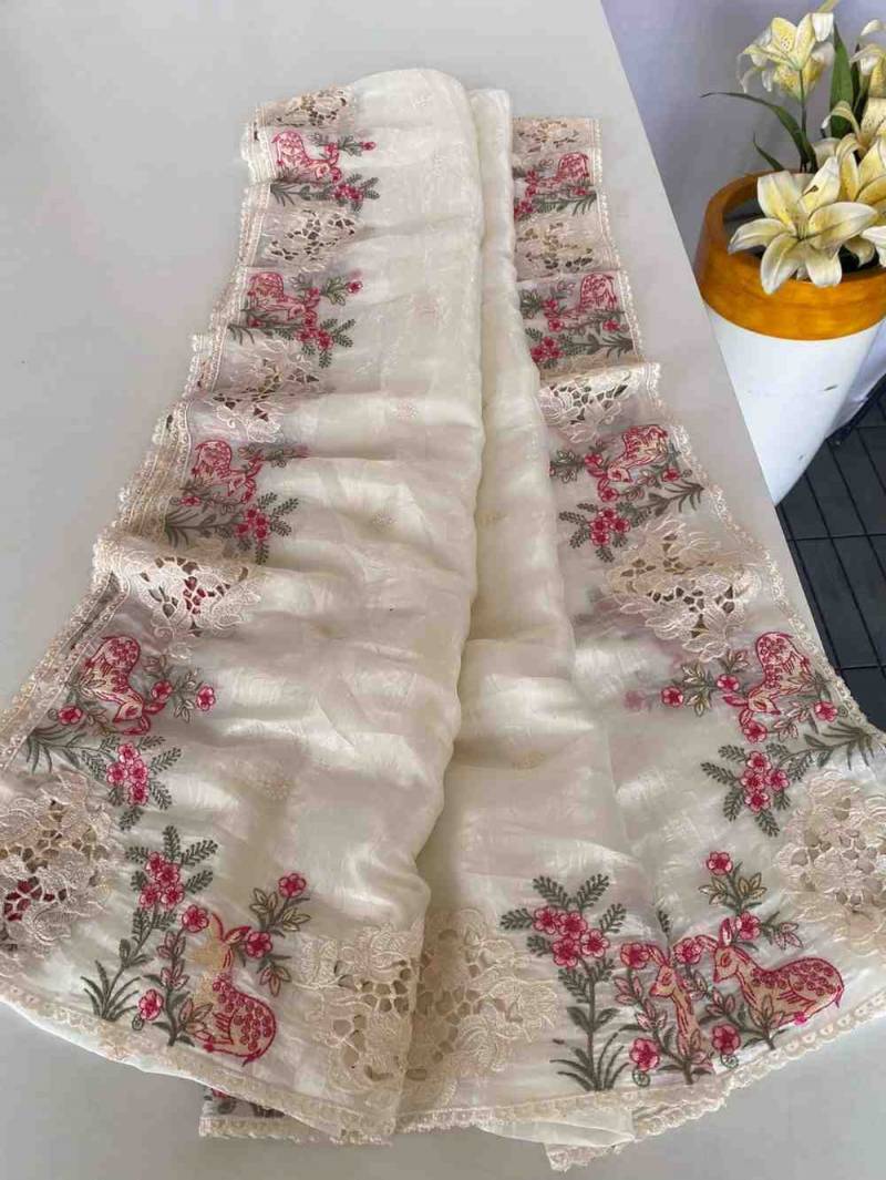 Kc 4011 Crush Silk Embroidered Festive Wear Saree Collection