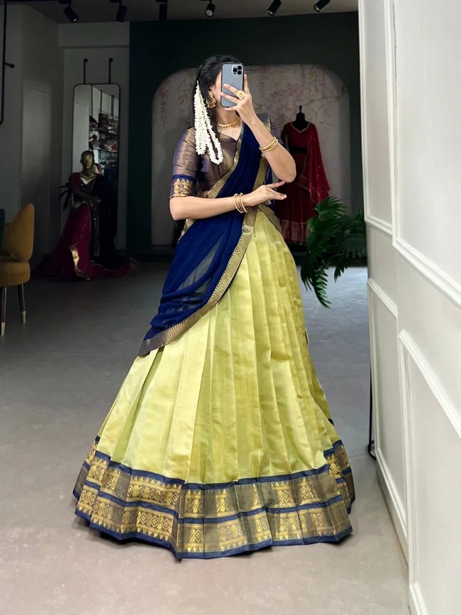 Lekha LN 2002 Designer Printed Kanchipuram Silk Lehenga Choli Collection