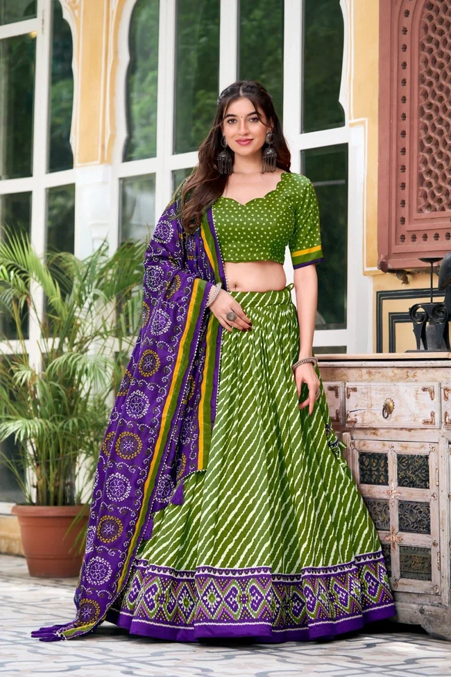 Lekha LN 1224 Designer Printed Silk Lehenga Choli Collection