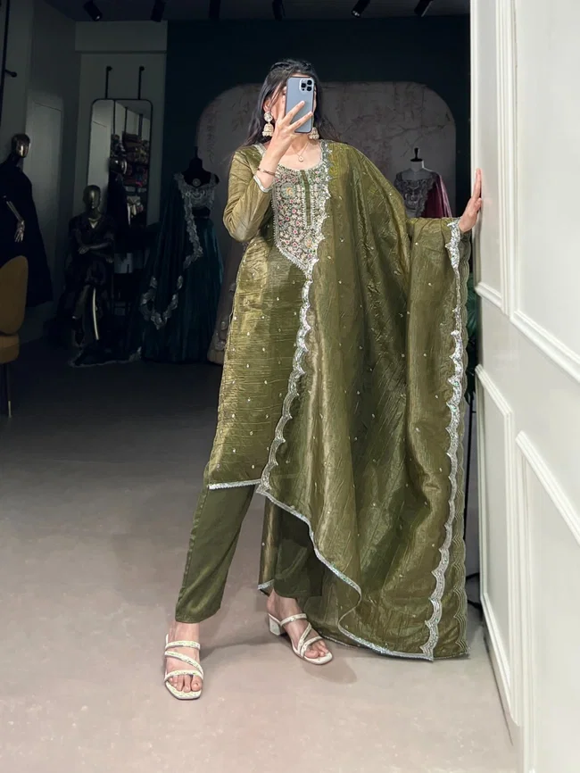 Lekha NK 3037 Designer Silk Suit Collection