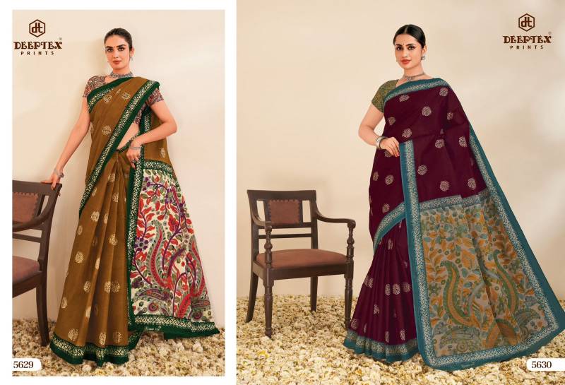 Deeptex Mother India Vol 56 Casual Wear Cotton Saree Collection